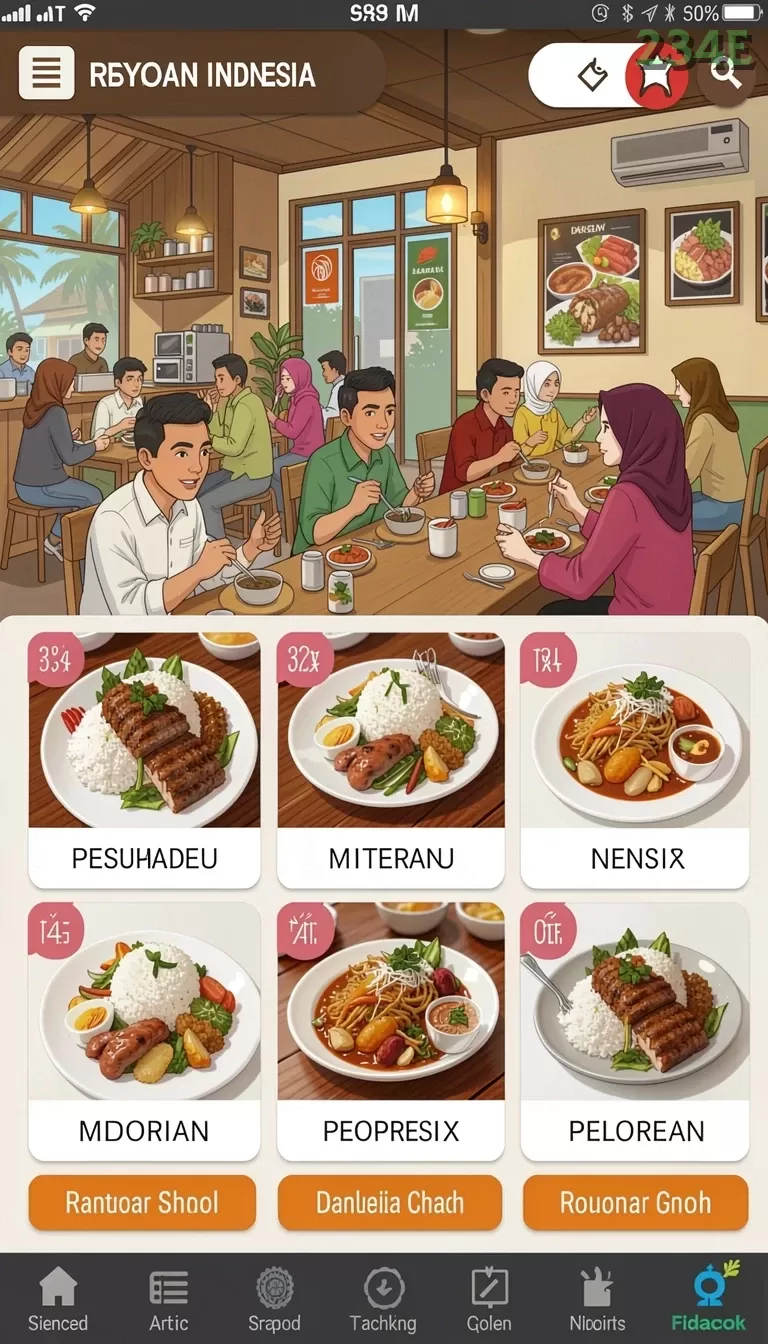 Cuplikan layar MEDAN4D — menu navigasi