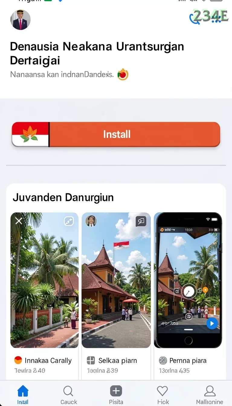 Cuplikan layar DASI4D — pengaturan akun